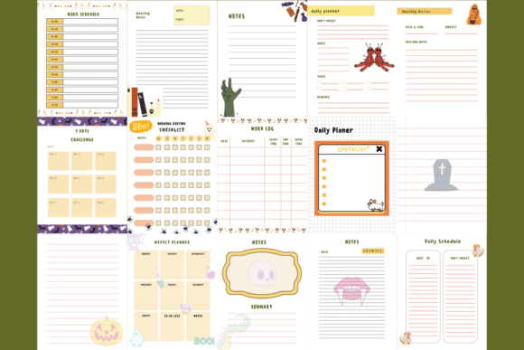 15 Halloween Canva Planner Templates for Spooky Success