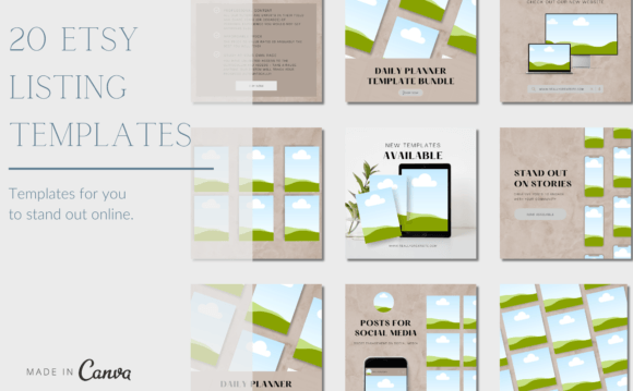 20 Etsy Listing Templates: Your Key to Faster Shop Growth