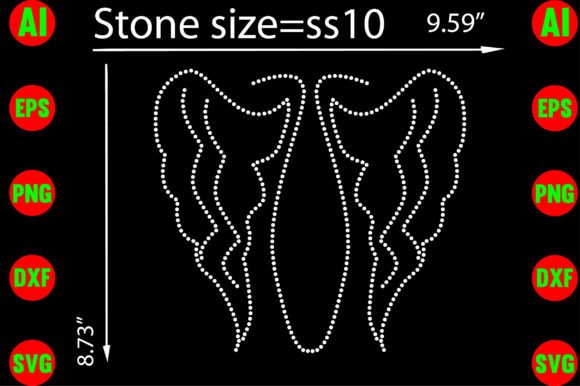 Angel Wings Rhinestone Templates: Your Sparkling Design Toolkit