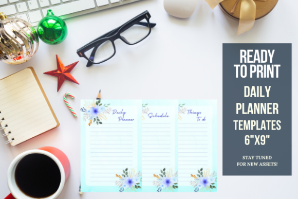 Beautiful Printable Watercolor Floral Planner Templates for Daily Success