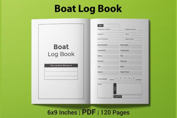 Boat Log Book Templates: Your Complete KDP Interior Solution