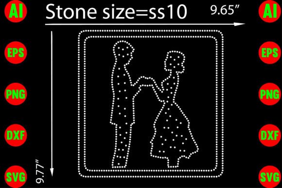 Crafting Characters: A Deep Dive into Woman and Man Rhinestone Templates