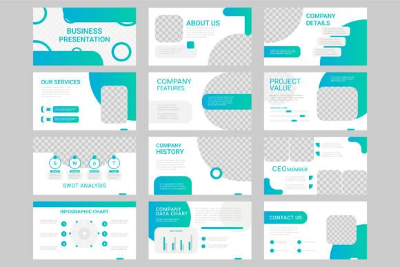 Elevate Your Pitch: The Power of Green Abstract Presentation Templates