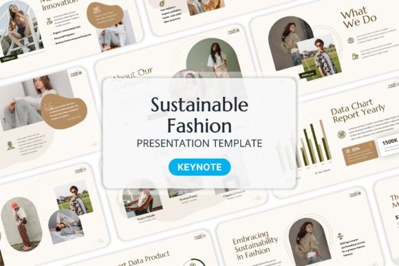 Sustainable Fashion - Keynote Templates: Your Eco-Friendly Pitch