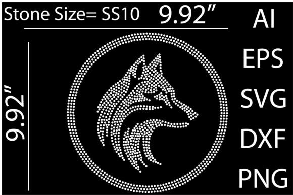 Unleashing Creativity with Printable Wolf Rhinestone Templates