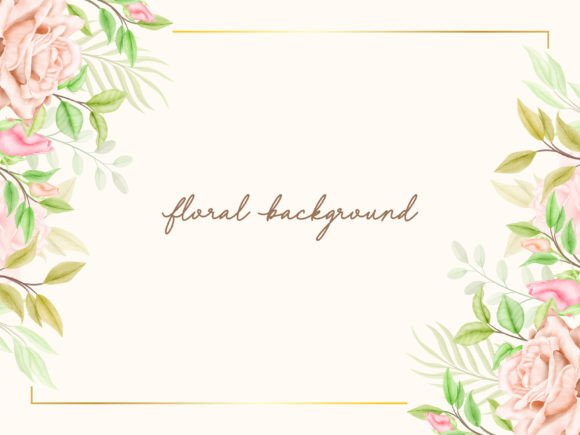 Wonderful Wedding Invitation Templates: Elegant Floral Vector Design
